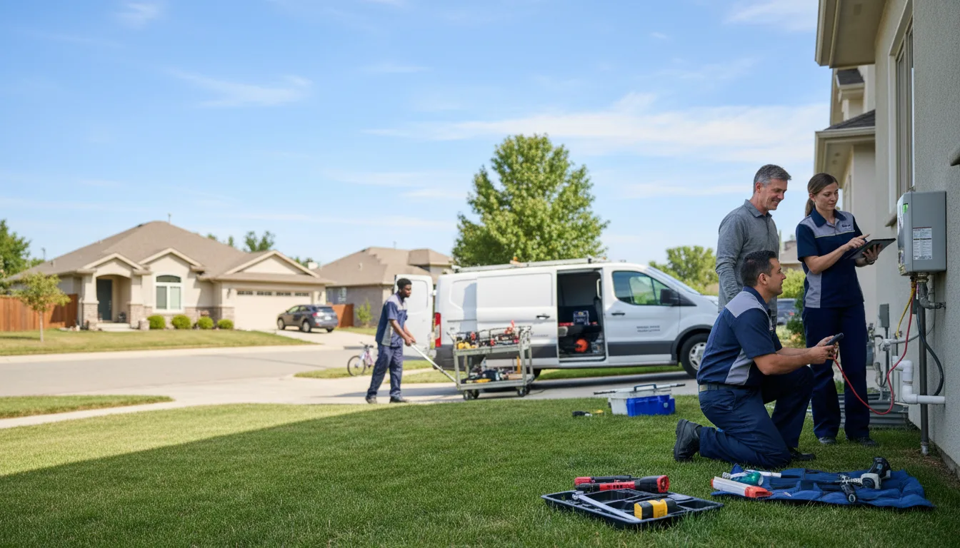 Tankless water heater service in Le Claire, IA